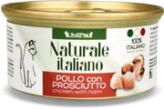 Unipro Naturale Italiano Cibo Umido Pollo Con Prosciutto Per Gatti Adulti Scatoletta 85g-2