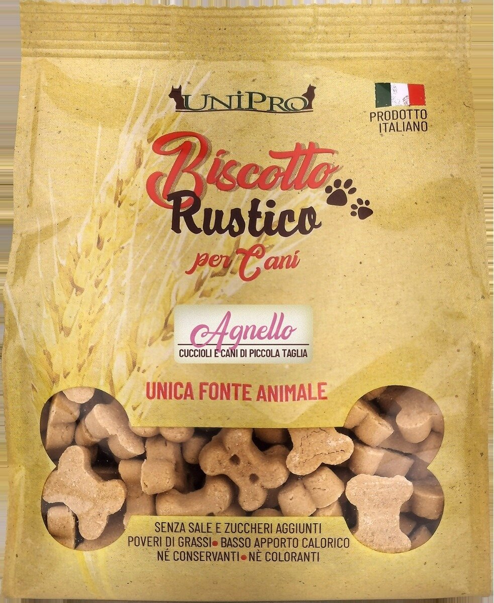 Unipro Biscotto Rustico Agnello Alimento Complementare Per Cani Cuccioli/Taglia Piccola 300g-1