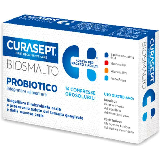 Curasept Biosmalto Probiotico 14 Compresse-2