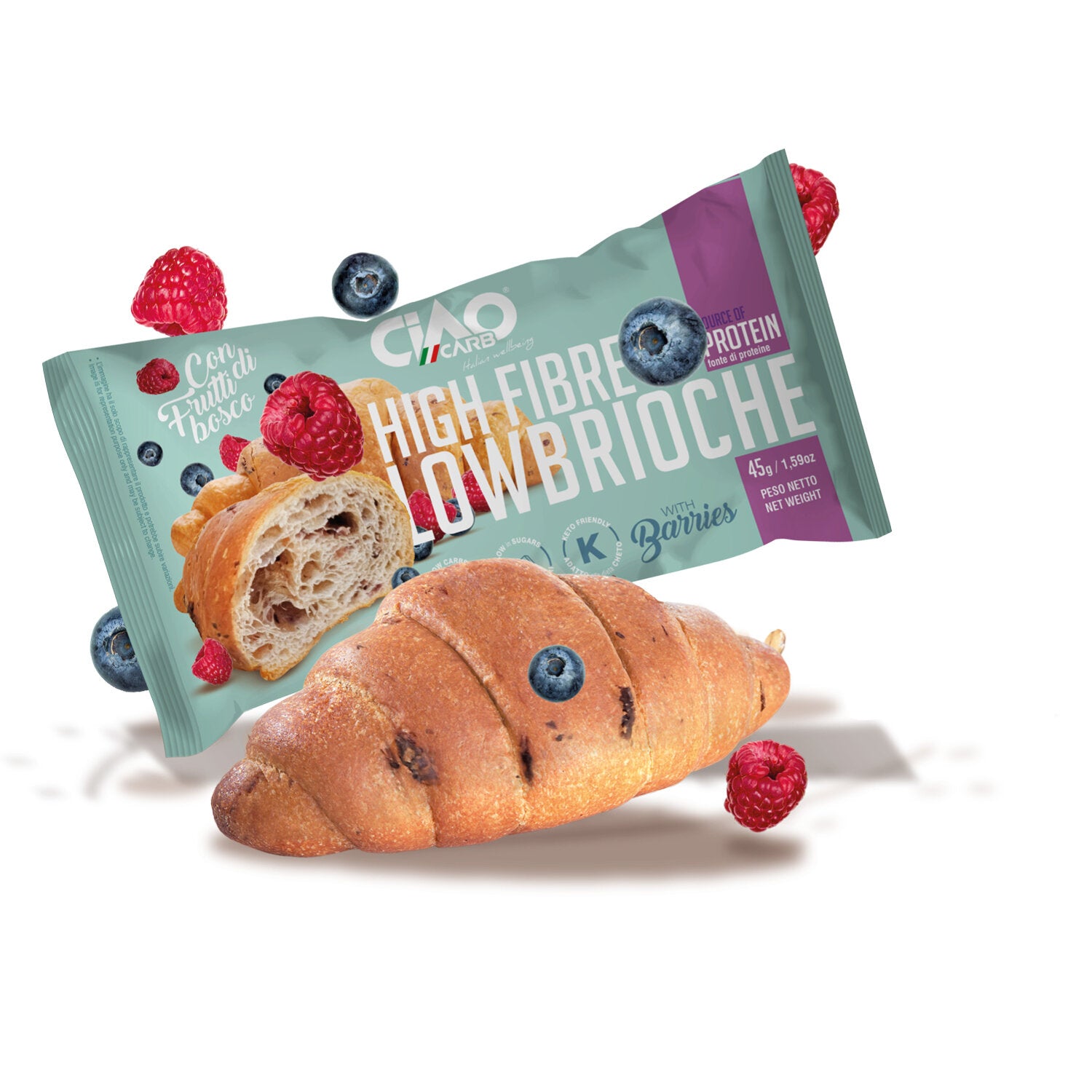 Ciaocarb Stage 4 Lowbrioche Frutti Di Bosco 45g-1