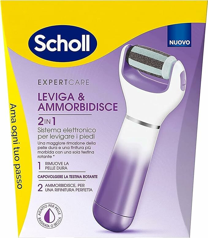 Scholl Velvet Leviga e Ammorbidisce Sistema di Pedicure Elettronico-1
