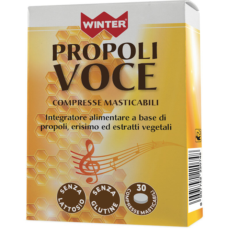 Winter Propoli Voce integratore di Propoli 30 compresse masticabili-2