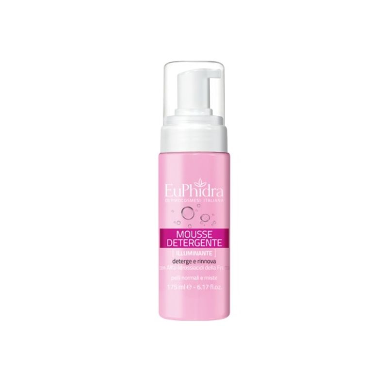 EuPhidra Mousse Detergente Illuminante deterge e rinnova 175ml-1