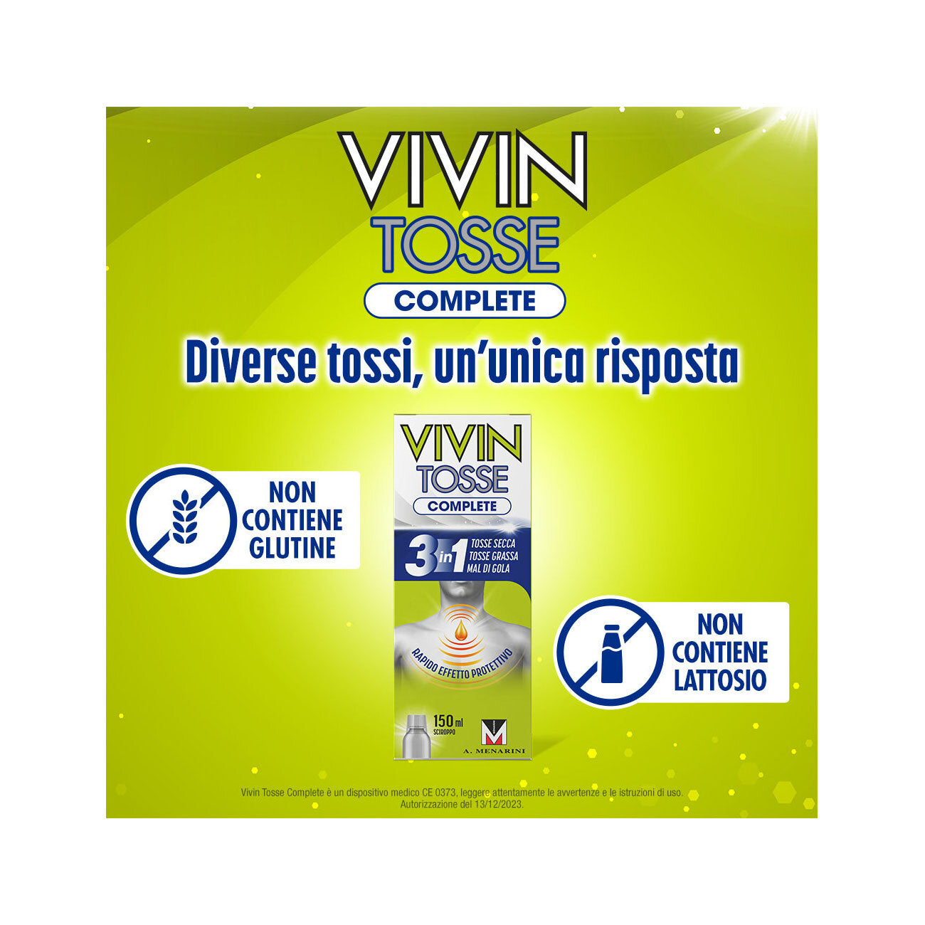 Vivin Tosse Complete 3in1 Tosse Secca Grassa Mal Di Gola Sciroppo 150ml-5
