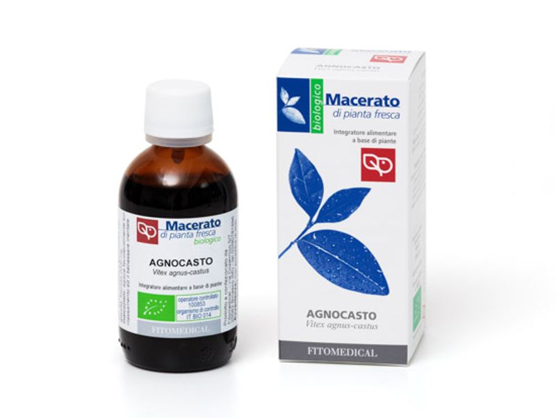Fitomedical Agnocasto Macerato pianta fresca biologico 50ml-1