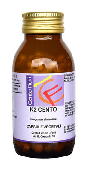 Cento fiori k2 cento integratore alimentare 100 capsule vegetali-1