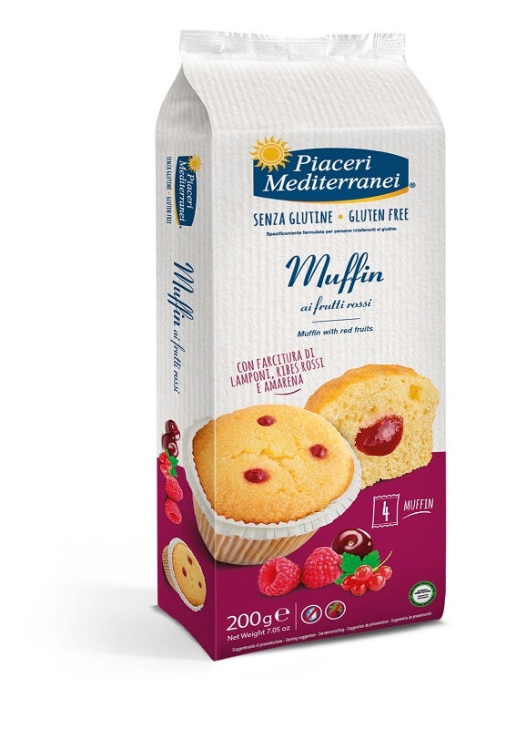 Piaceri Mediterranei Muffin Frutti Rossi 200 g-1
