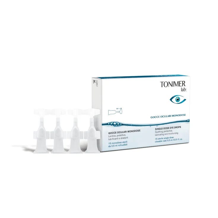 Gocce Oculari Tonimer Lubri Vision 15 Monodose Richiudibili da 0,5 ml-1