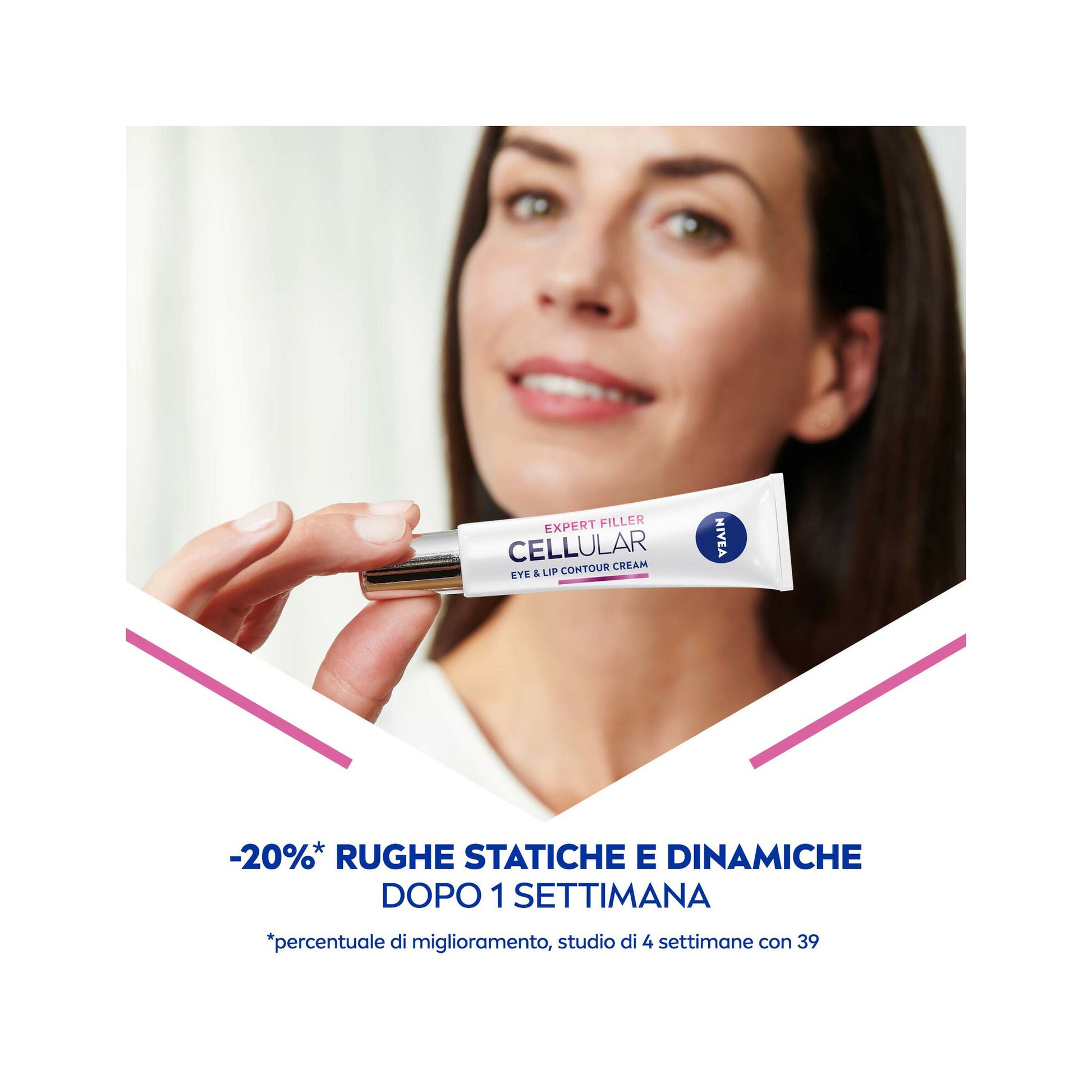 Nivea Cellular Expert Filler Contorno Occhi & Labbra Anti-età 15ml Crema Viso Occhi E Labbra-15