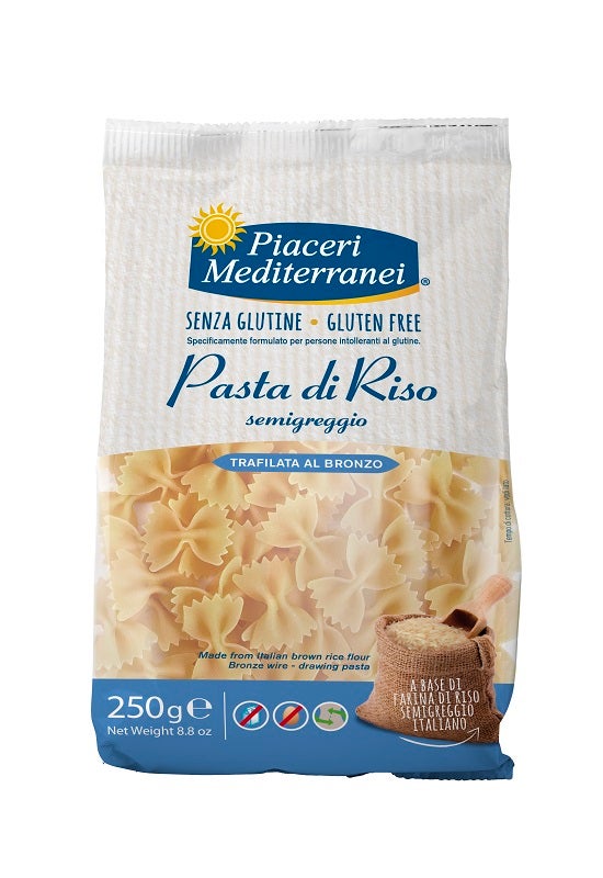 Piaceri Mediterranei Pasta Riso Farfalle 250 g-1