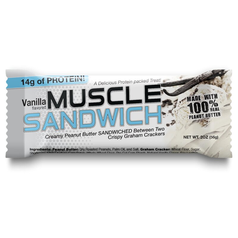 Muscle Sandwich Barretta 56g Gusto Vaniglia-1