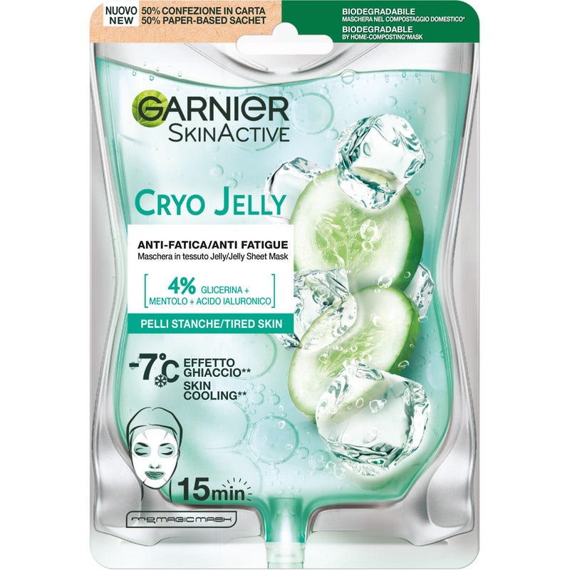 Garnier SkinActive Cryo Jelly Anti-Fatica Maschera Viso In Tessuto-1
