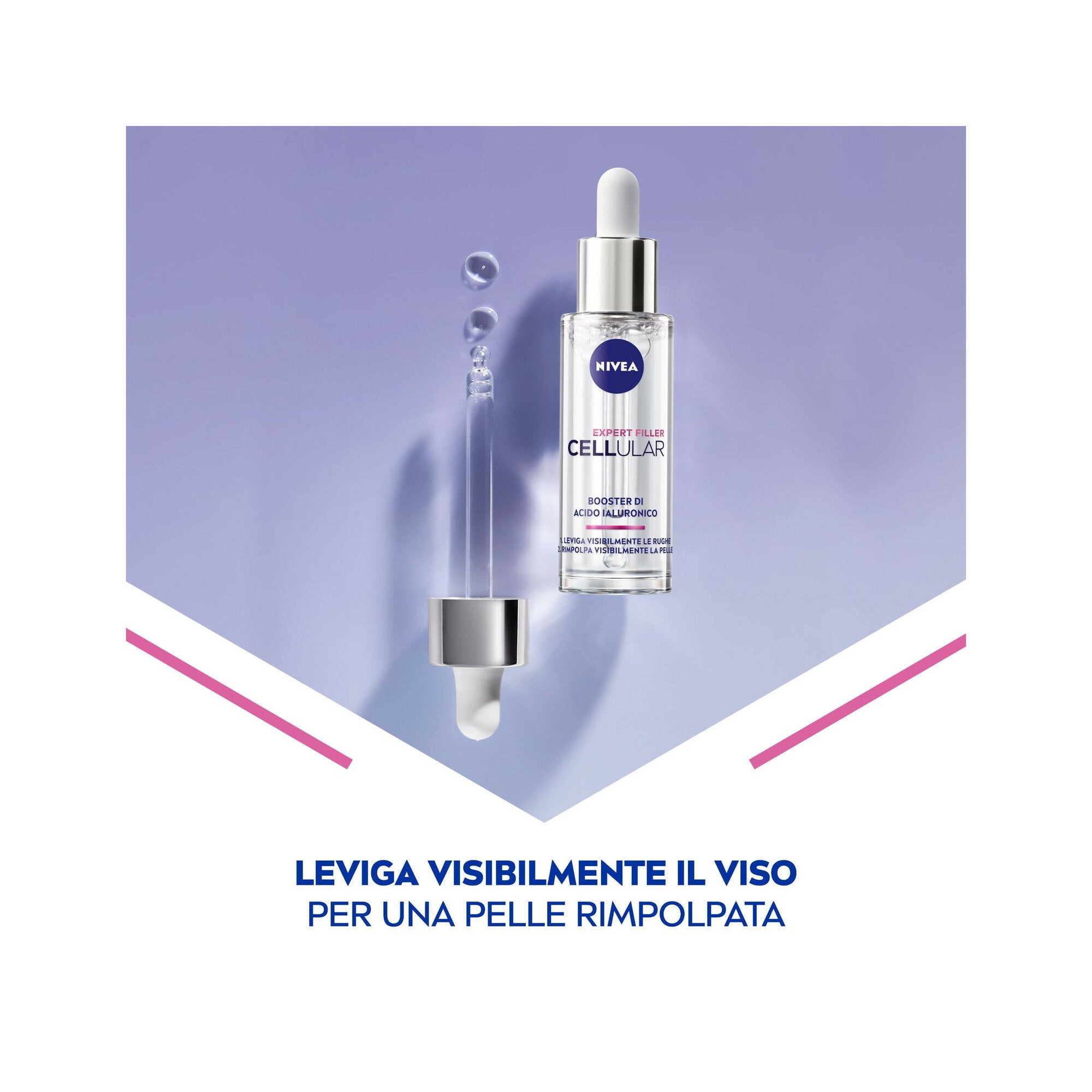 Nivea Cellular Expert Filler Booster Di Acido Ialuronico 30ml Siero Viso Acido Ialuronico Rassodante-4