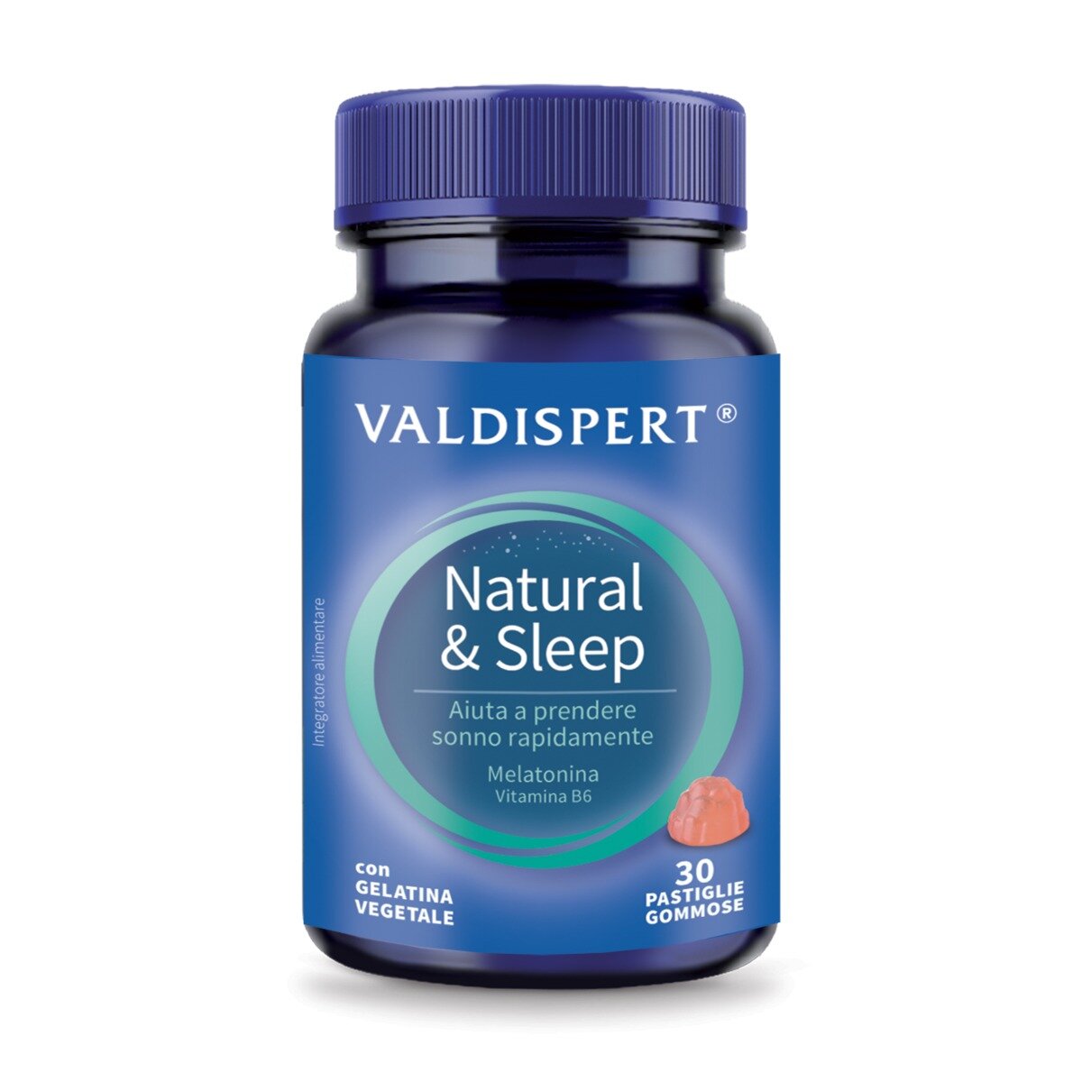 Valdispert Natural & Sleep per il sonno e il rilassamento 30 pastiglie gommose-2