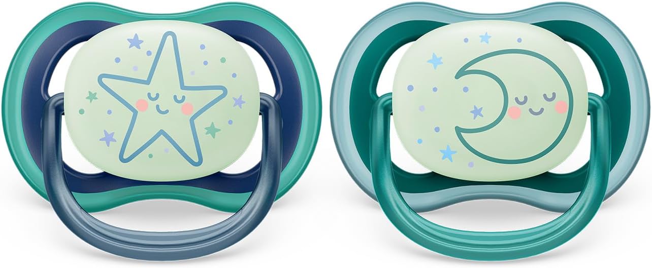 Succhietto Avent Ultra Air Night Time 6-18m Stella/luna-1