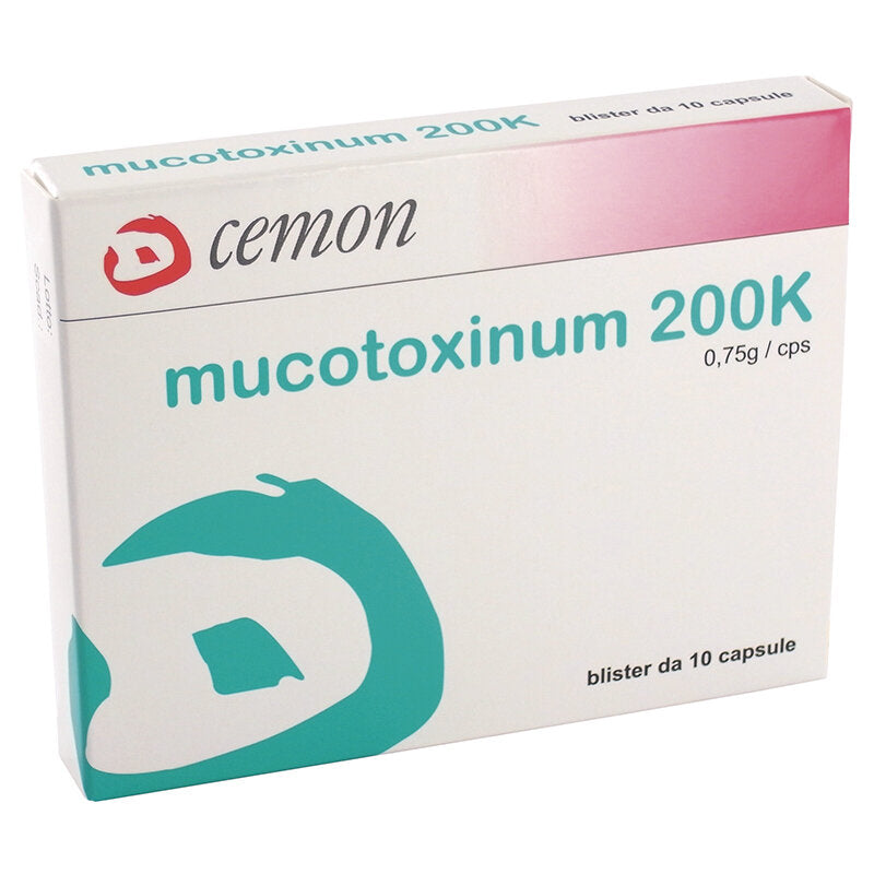 Cemon Mucotoxinum 200K medicinale omeopatico 10 capsule-2