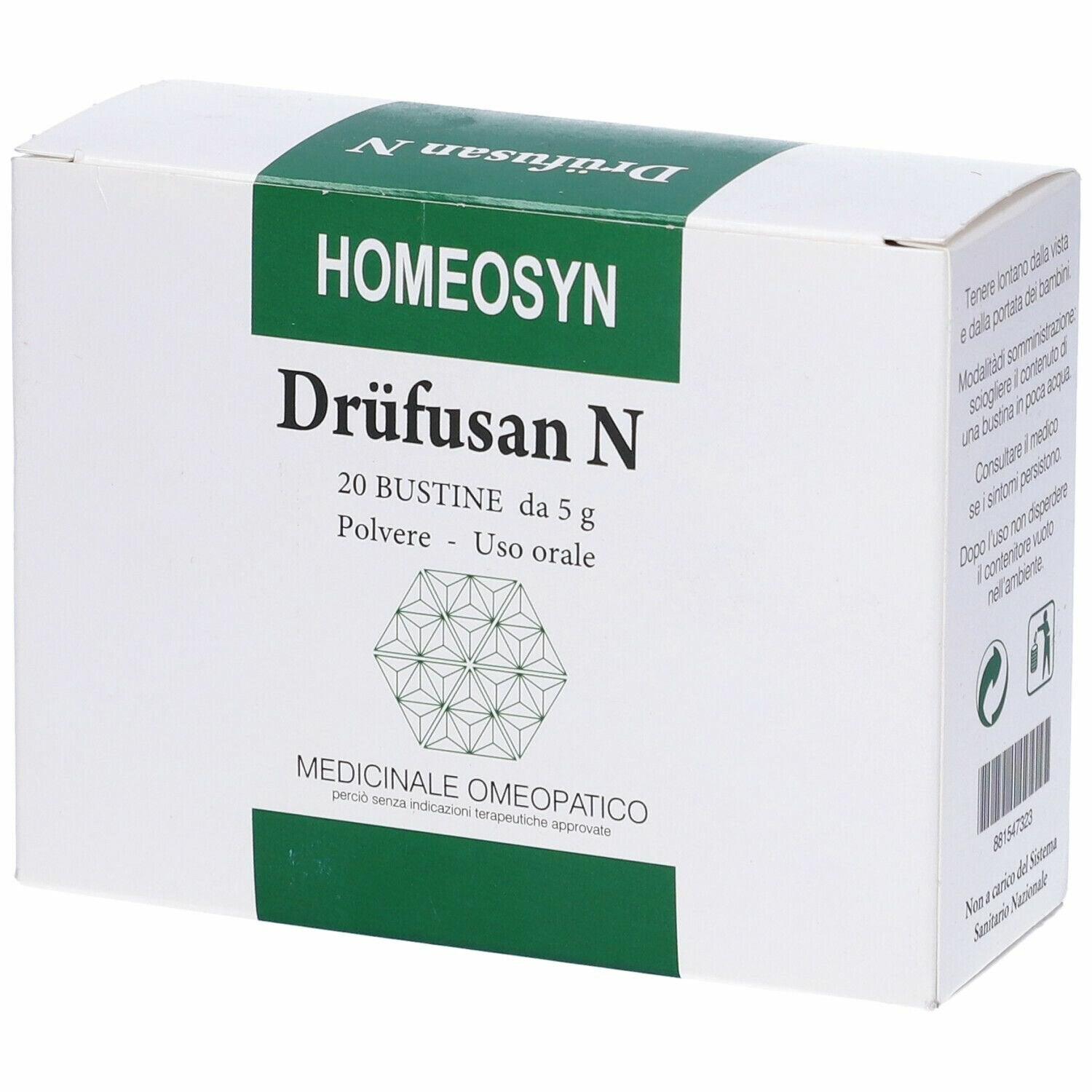 Homeosyn Drufusan N polvere rimineralizzante 20 bustine-1