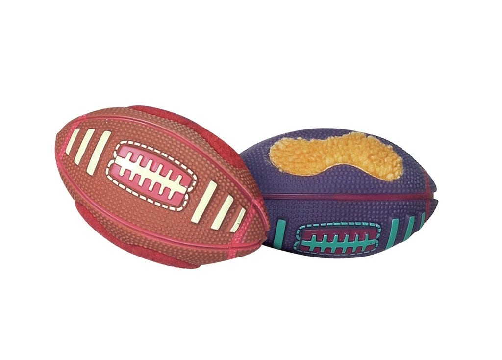 Camon Treccia Palle Rugby In Vinile Per Cani 19cm-1