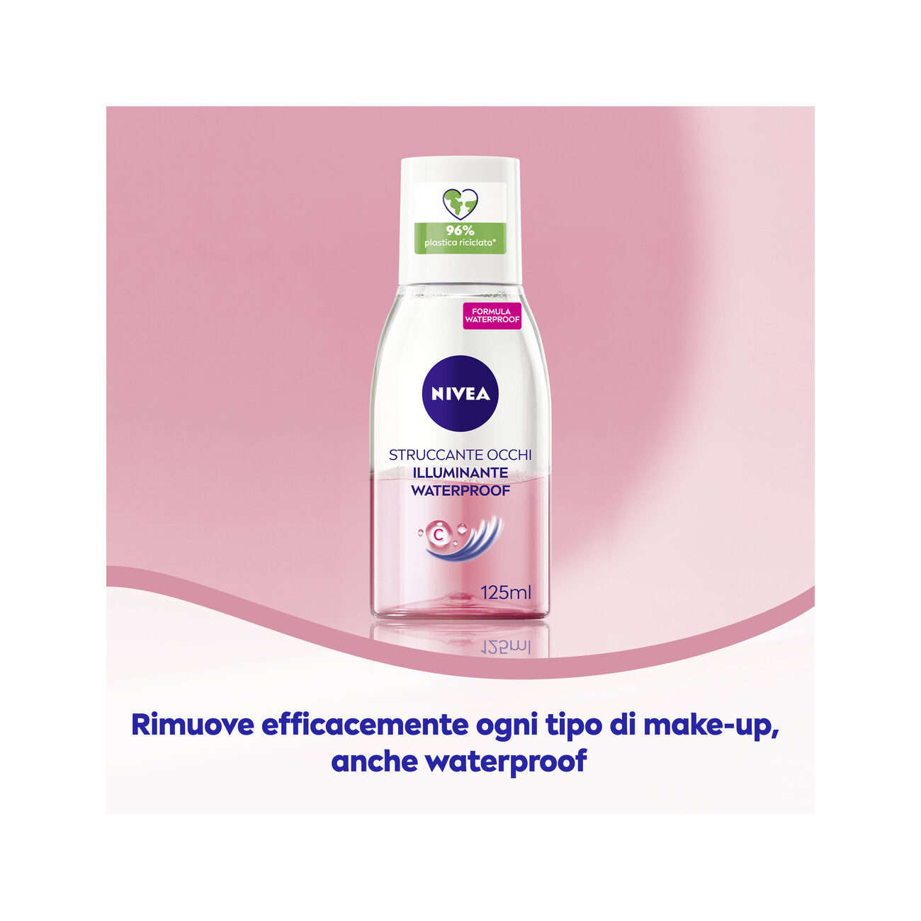 Nivea Struccante Occhi Bifase Illuminante Waterproof Olio Struccante Bifasico Per Gli Occhi 125ml-3
