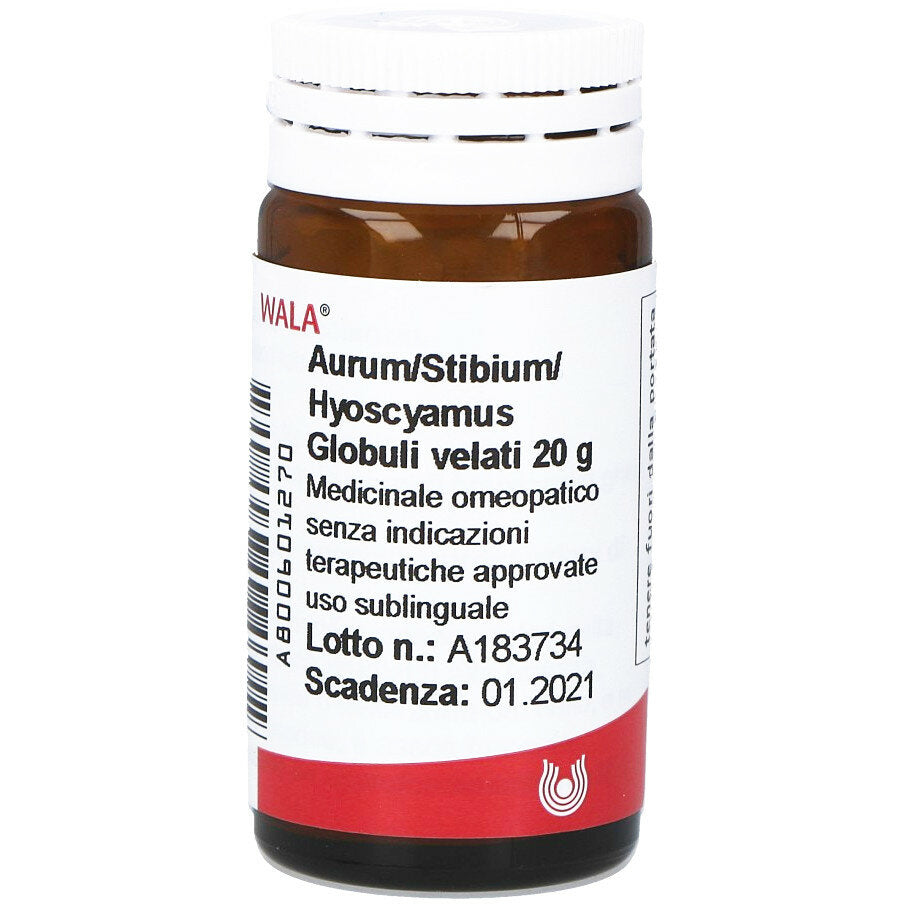 Wala Aurum Stibium Hyos Medicinale Omeopatico 20g globuli-2