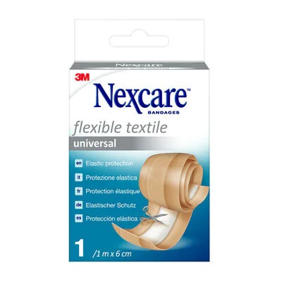 3M Nexcare Universal Flexible Textile Plaster 1m x 6cm 1 Pezzo-1