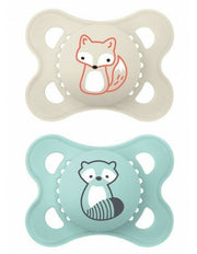 Mam Original Succhietto Matt Silicone Maschio 2 Pezzi 2-6Mesi-1