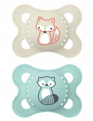Mam Original Succhietto Matt Silicone Maschio 2 Pezzi 2-6Mesi-1