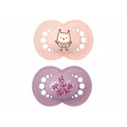 Mam Original Succhietto Matt Silicone Femmina 2 Pezzi 6Mesi+-1