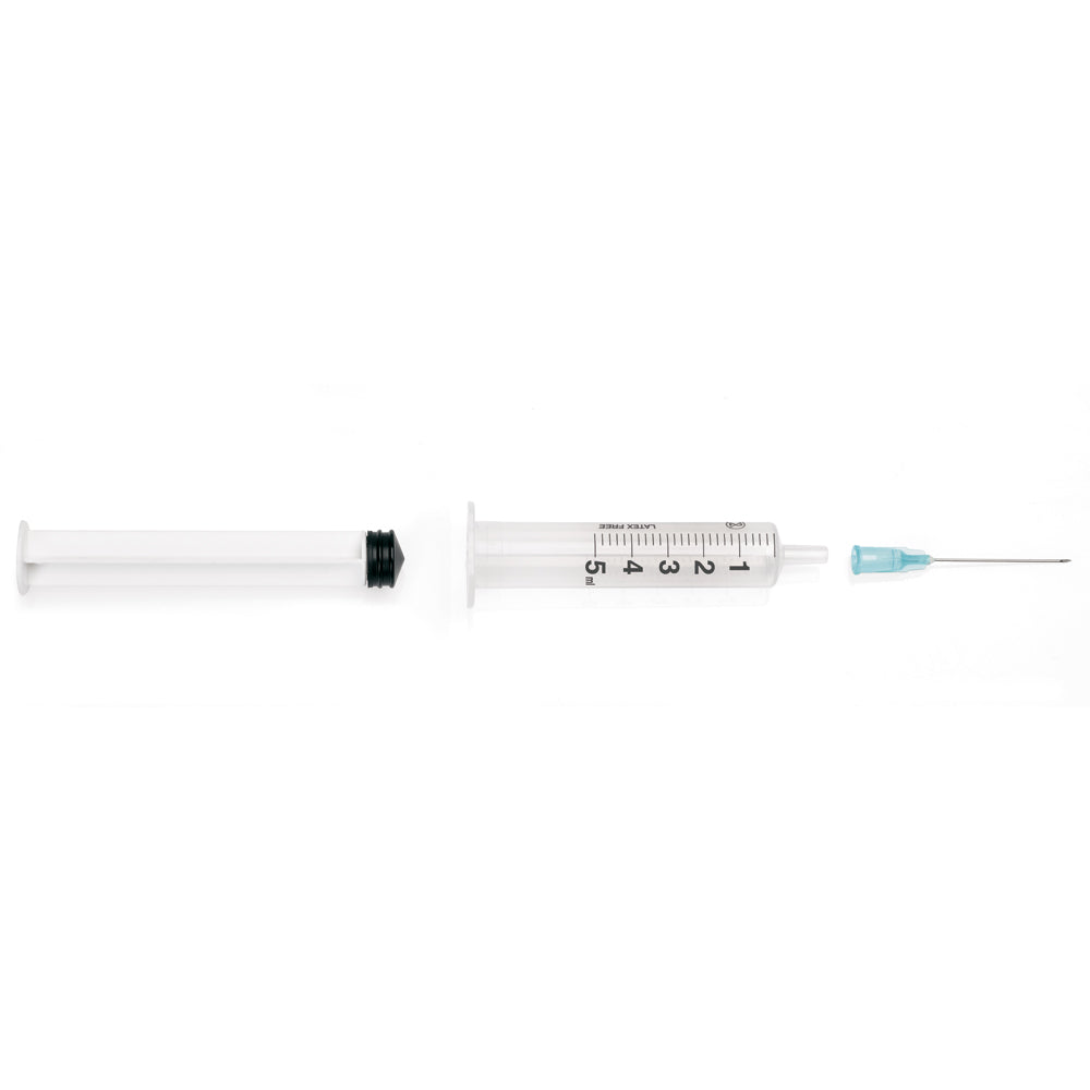 Safety Siringa Sterile Monouso Gauge 21 Con Ago 5ml 1 Pezzo