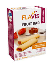 Mevalia Flavis Fruit Bar Barretta Aproteica con ripieno di fragola 125g-1