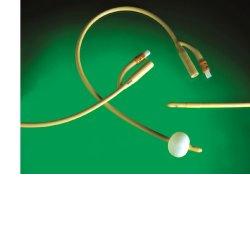 Catetere Uretrale Foley in Lattice Siliconato Ch20 per Cateterizzazione Vescicale Prodotto in Lattice Medicale e Trattato in Silicone nella Superficie Esterna-0
