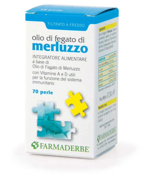 Olio di Fegato di Merluzzo 70 Perle-0