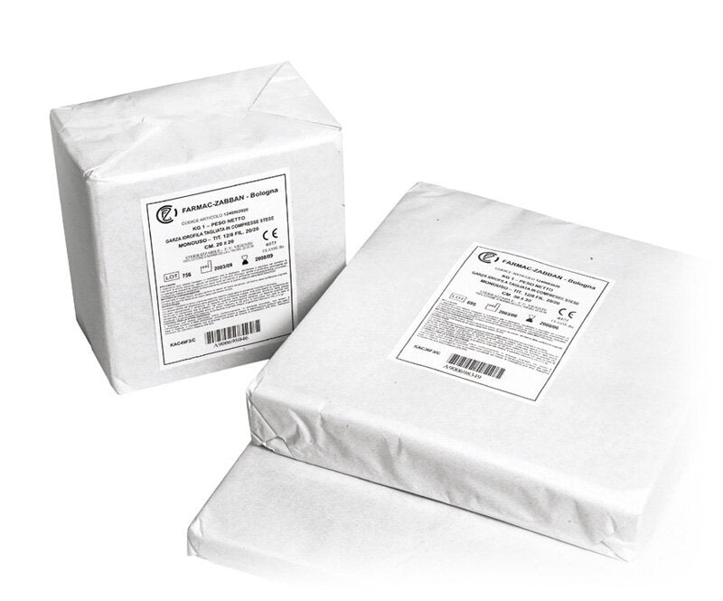 Garza Compressa 12/B Idrofila 30x30cm 1Kg-1