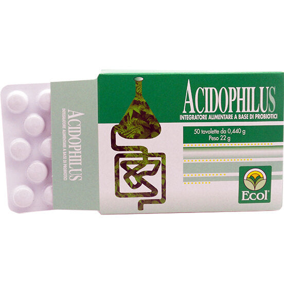 Ecol Acidophilus Integratore Probiotici 50 tavolette-2
