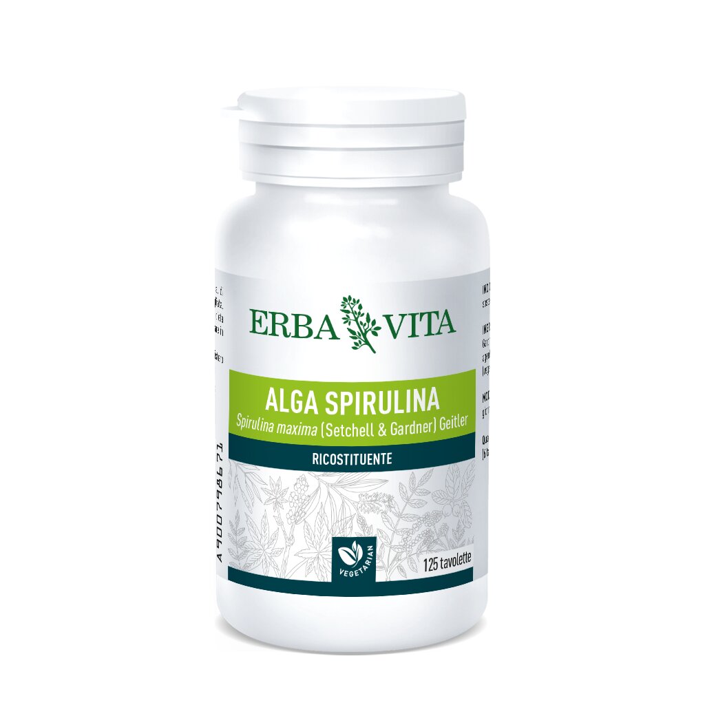 Erba Vita Alga Spirulina 125 tavolette-2
