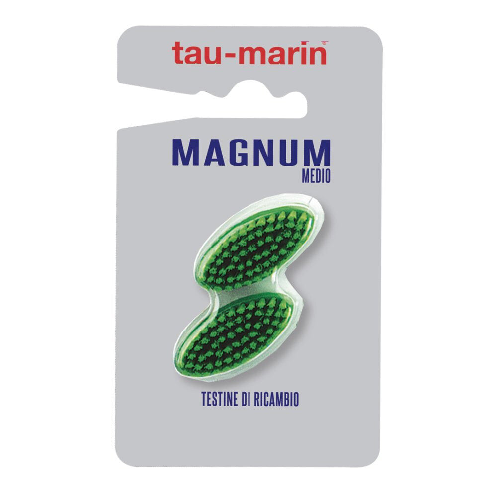 Taumarin Testina di ricambio per spazzolino Magnum Medio 2 pezzi-2