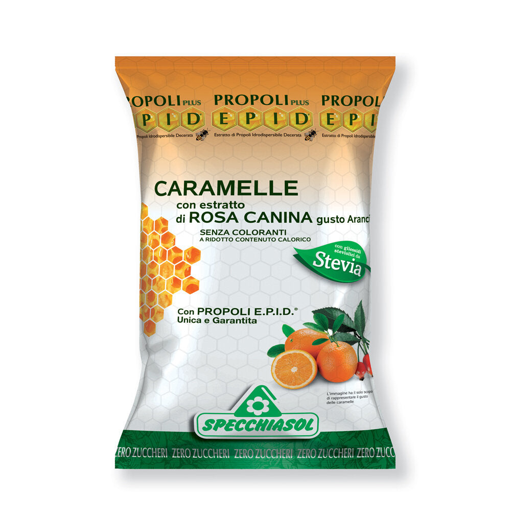 Epid Caramelle alla Rosa Canina gusto arancio 24 caramelle-2