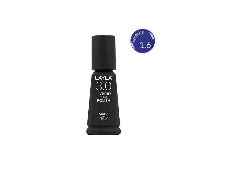 Layla Hybrid Nail Polish Smalto Gel n 1.6 Weblue 10ml-1