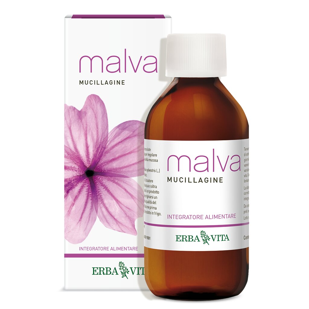 Erba Vita Mucillagine di Malva benessere intestinale e orofaringeo 200 ml-2