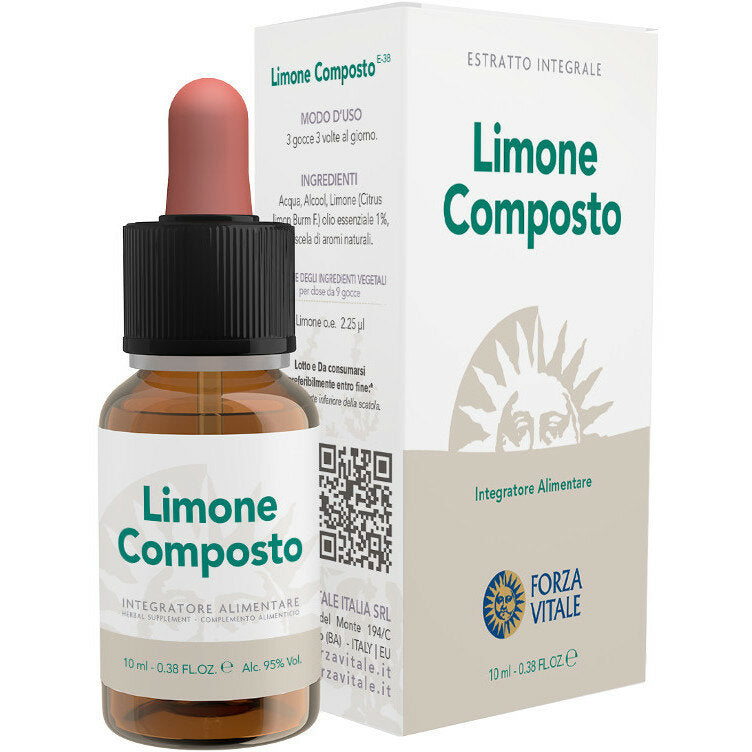 Forza Vitale Ecosol Limone Composto gocce 10ml-2