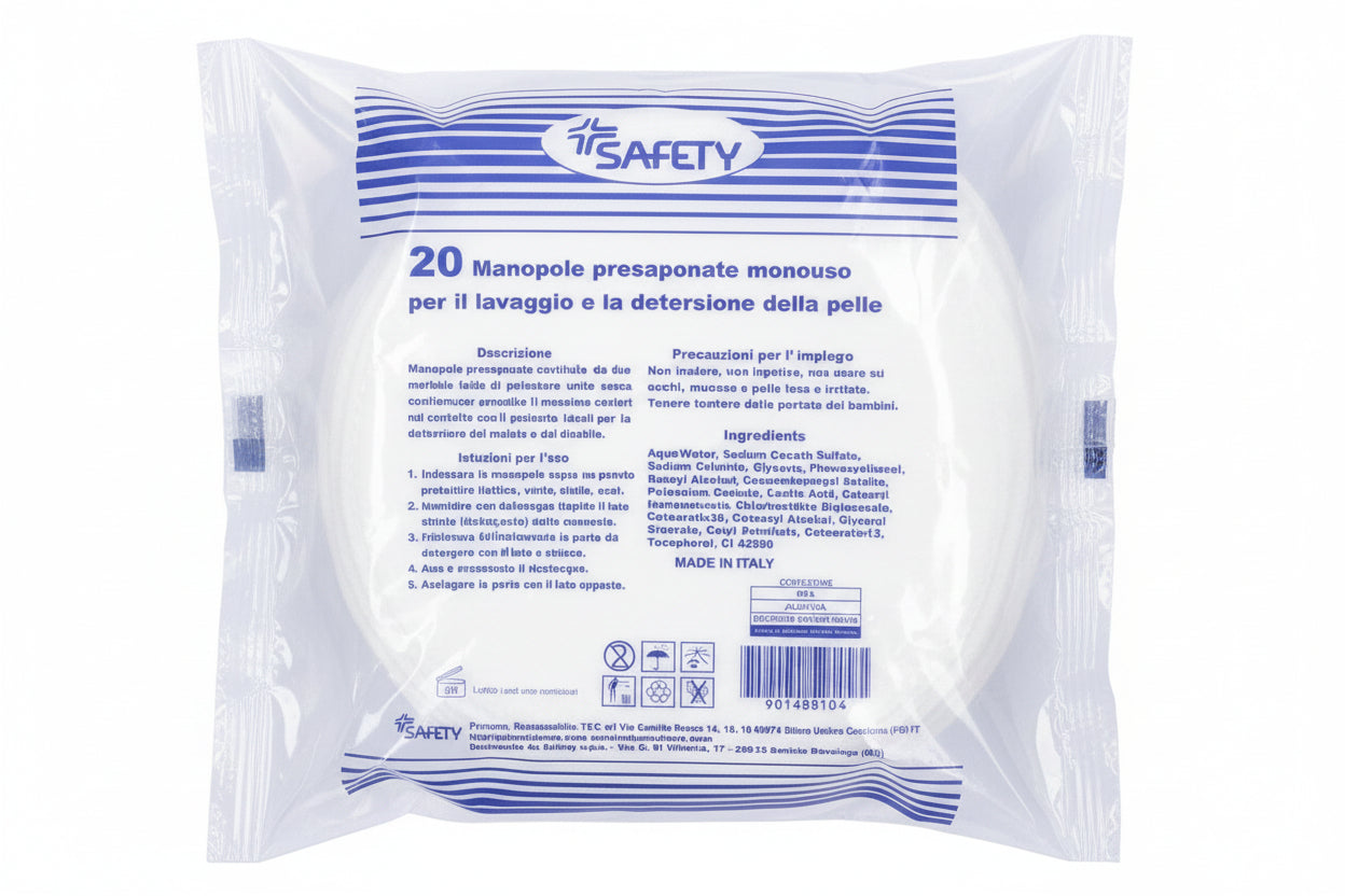 Manopola Presaponata Monouso 20 pezzi