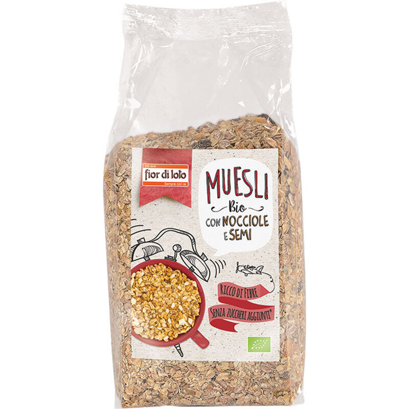 Fior di Loto Muesli con Nocciole e Semi BIO 750g-2