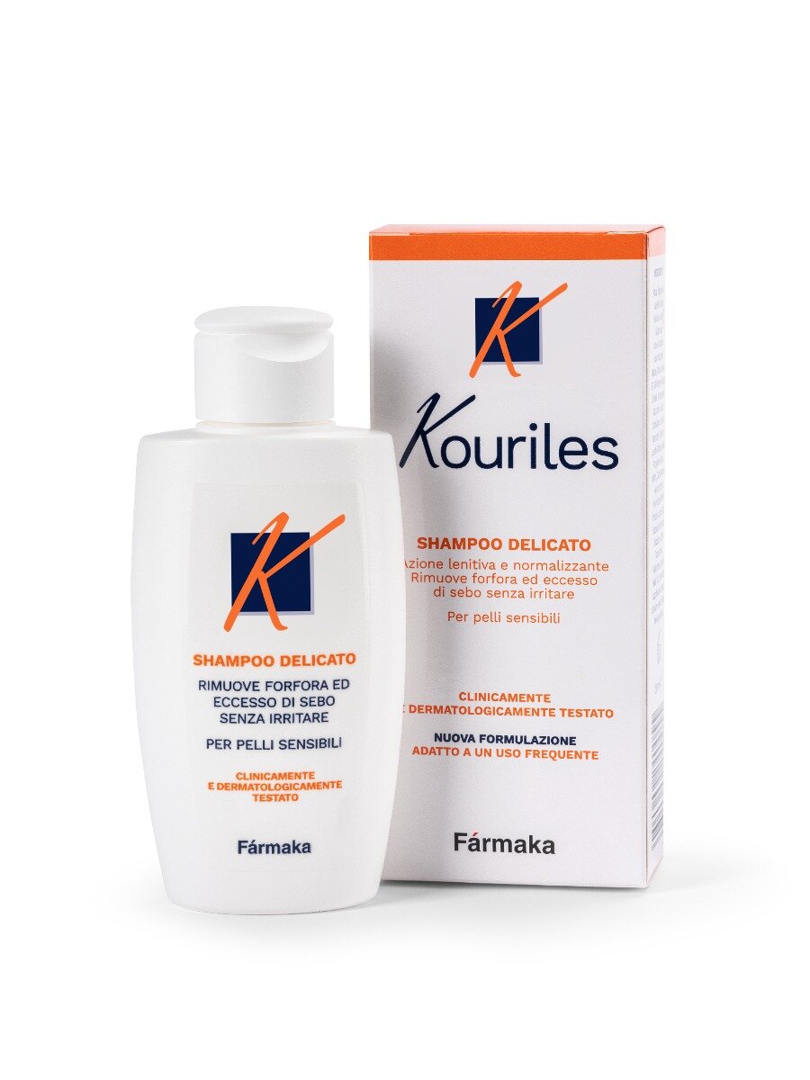 Kouriles Shampoo Delicato Dermatite Seborroica Antiforfora 100 ml-4