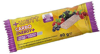 +Watt Carbo+ Barretta Energetica Frutti Di Bosco 40g-1