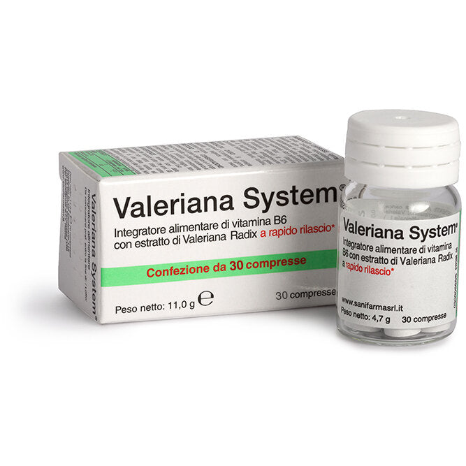 Valeriana System a rapido rilascio per favorire il sonno 30 compresse-2