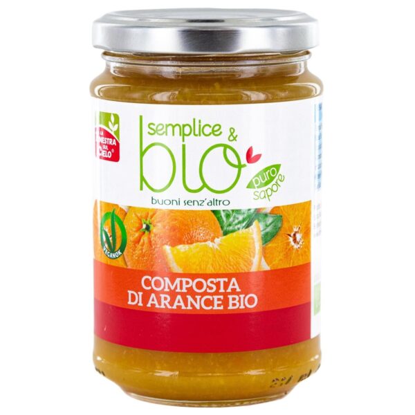La Finestra sul Cielo Semplice&Bio composta di arance BIO con polpa di mela 320g