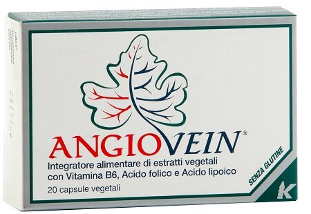 Angiovein Integratore alimentare di estratti vegetali con vitamina B6, Acido folico e acido lipoico-3