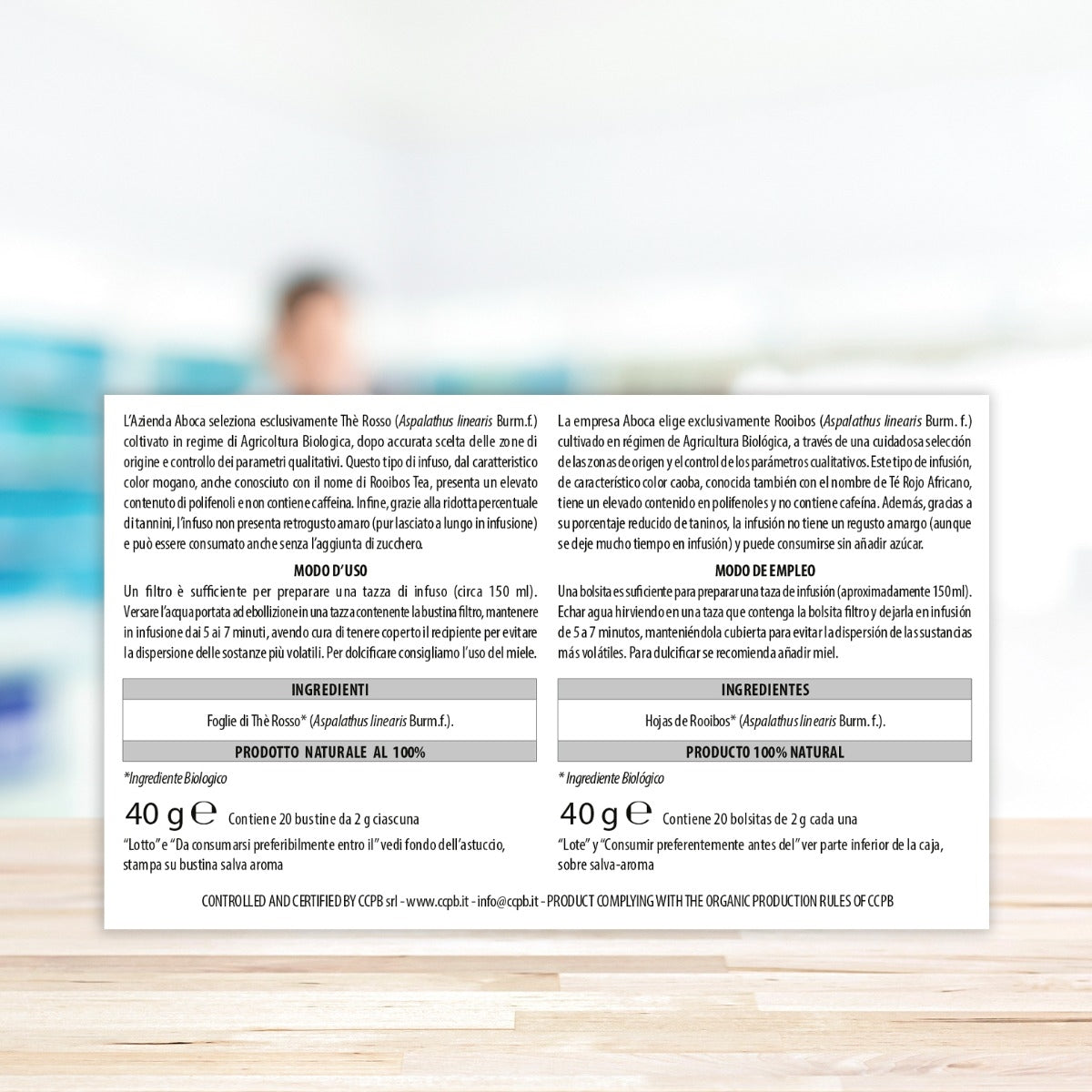 Aboca Tisana The Rosso 20 Filtri-5