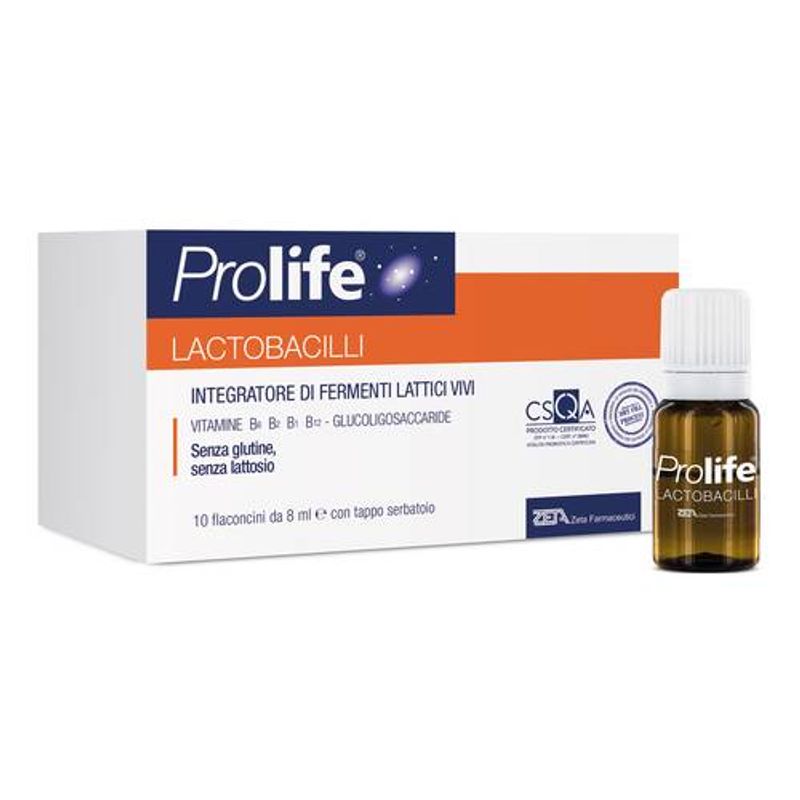 Prolife Lactobacilli 10 Flaconi 8ml - Integratore Probiotico-1