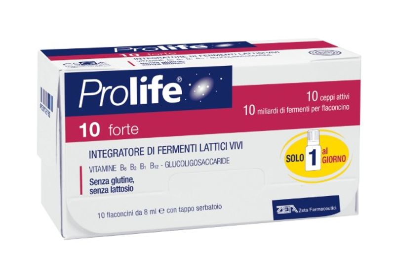 Prolife 10 Forte Zero Zuccheri - 10x8ml Integratore Probiotico-1